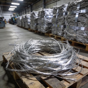Chatarra de Alambre de Aluminio Brillante 6063, Pacas Comprimidas Limpias, Metal de Baja Impureza para Fábricas de Fundición - Product Image 4