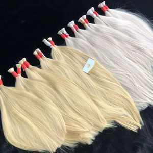Extensions de cheveux humains vierges de qualité Remy, russes et vietnamiens, 30 pouces, lots en vrac, livraison gratuite, matière cheveux indiens - Product Image 1