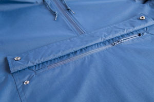 Chaqueta de lluvia de manga larga para hombre, la mejor calidad, impermeable, de nailon, pesada, para Otoño/Invierno, holgada, estilo callejero, con cremallera lavada - Product Image 3