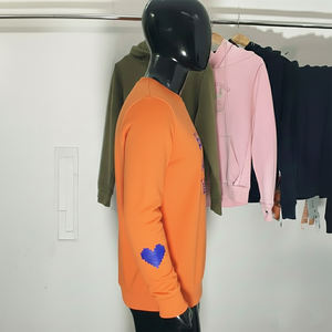 Sudadera Holgada con Cuello Redondo, Bordado Frontal Personalizado, de Poliéster, Algodón y Felpa, para Hombre y Mujer, Estilo Oversize con Hombros Caídos - Product Image 5