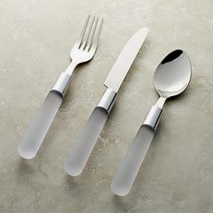 Vente en gros durable et au design personnalisé, ensemble de couverts en acier inoxydable, fourchette, couteau, vaisselle polonaise en or pour mariage et événements - Product Image 6