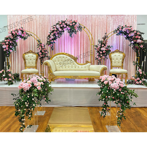 Grande cérémonie hindoue mariage indien asiatique décor de scène traditionnel dernier décor de scène royale pour les fêtes cadre de mariage élégant - Product Image 2