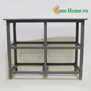 Comehome - Mueble Moderno de Madera de 2 Niveles, de Última Tendencia, con 4 Cestas de Jacinto de Agua, Caja de Almacenamiento y Organizador Hecho a Mano - Product Image 5