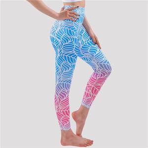 Custom Logo Yoga Pants High Quality Butt Lift Sublimation High Waist Work Out Leopard <b>Leggings</b> - Product Image 3