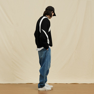 360gsm cotone 100% spugna di alta qualità oversize pesi massimi in bianco Custom manica lunga magliette Unisex R maniche lunghe T-shirt da uomo - Product Image 5