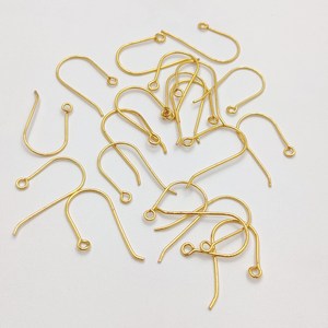 ตะขอเกี่ยวต่างหูทองแดงทำมือ 5 คู่ ชุบทอง เงิน และโรสโกลด์ 18K พร้อมอุปกรณ์ทำเครื่องประดับเคลือบ E-Coated บรรจุในถุง - Product Image 4