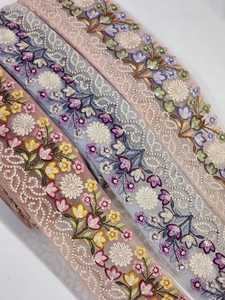 Low Price Cotton French Guipure Embroidery Lace <b>Fabric</b> Lace Accessories for Dresses Flower Decoration - Product Image 3