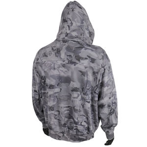 Sweat à capuche personnalisé pour homme, imprimé DTG, coton French Terry 420 GSM, fermeture éclair, camouflage, camouflage, lavage à l'acide, effet délavé, sweat à capuche pour homme - Product Image 3
