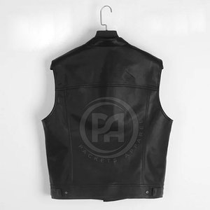 Chaleco de Cuero Ligero para Hombre, para Viajes, Ciclismo, Ropa Casual de Calle y Moda Cómoda para el Día a Día - Product Image 5