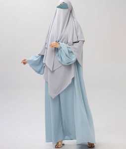 Stylish Khimar Abaya with Beautiful <b>Matching</b> Hijab <b>Long</b> Khimar Abaya with Niqab Khimar Hijab Styles Best Wholesale Prices - Product Image 2