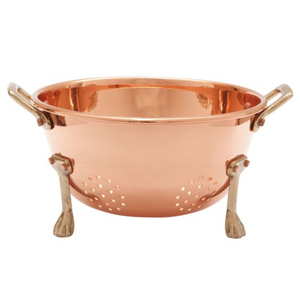 Bol de service alimentaire rond en cuivre de qualité supérieure, texture martelée, argent brillant, poli à l'intérieur, accessoires de cuisine - Product Image 5