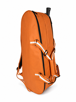 Sac à dos de tennis personnalisé en polyester 600D imperméable et tendance, avec 3 compartiments et poche latérale en filet pour padel et pickleball