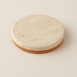 Posavasos hexagonal de mármol blanco con base de corcho natural, tapete de bebida de piedra de lujo, absorbente antideslizante, artesanía duradera, bebida moderna - Product Image 5