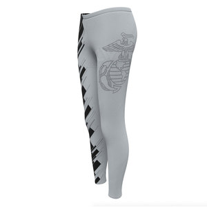 เลกกิ้งเล่นโยคะสำหรับผู้หญิงเอวกลางไร้รอยต่อแห้งเร็วโลโก้ที่กำหนดเอง2025 - Product Image 4