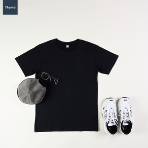 Heavyweight bông t Áo sơ mi comb20 220gsm unisex trống TEE OEM tùy chỉnh in logo thời trang dạo phố chất lượng bán buôn Nhà cung cấp - Product Image 1