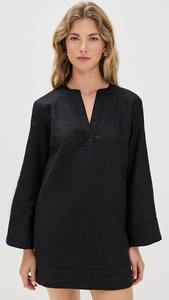 Robe maxi 100% coton pour femmes, élégante, ample, style estival, manches courtes, bretelles, robes décontractées formelles, usine, automne, naturel - Product Image 5