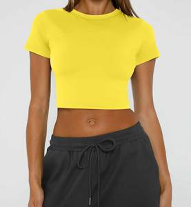 Haut court pour femmes pour le fitness, l'entraînement en salle de sport, le yoga et les vêtements de sport actifs confortables - Product Image 6