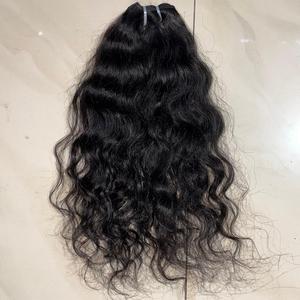Paquetes crudos de rizos ondulados indios Extensiones de cabello birmano recto rizado Cabello humano camboyano virgen natural de origen ético % - Product Image 6