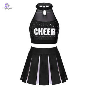 Nouvelle arrivée uniforme de pom-pom girl en polyester et spandex uniforme de pom-pom girl de haute qualité - Product Image 1