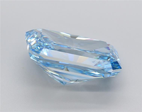 1,18 Carat Fancy Vivid Blue Radiant Cut VS2 IGI Certified CVD Lab Grown Diamond Excellent Corporation EC9878 para la fabricación de joyas