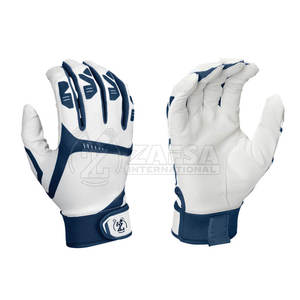 Gants de frappe de baseball populaires pour hommes, ajustables, couleur et logo personnalisables, 100 % coton biologique, pour entraînement gaucher, direct usine - Product Image 1