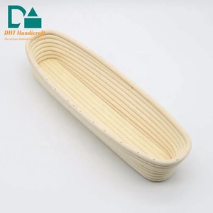 ตะกร้าหวายอบขนมปังงานหัตถกรรม DHT ขนาด18ซม. สั่งทำโลโก้ได้ - Product Image 4