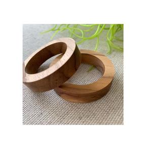 Rond de serviette en bois personnalisé Vaisselle Accessoires de produit pour les mariages et les occasions spéciales - Product Image 4