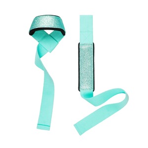 Sangles de musculation rembourrées en néoprène et coton 2026 pour hommes, avec logo personnalisé, pour soulever des poids et faire des deadlifts, avec paillettes, pour la gym - Product Image 6