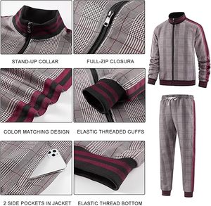 Survêtements de survêtement lourds personnalisés pour hommes, pantalons de survêtement et sweat à capuche pour hommes, 100% coton - Product Image 6