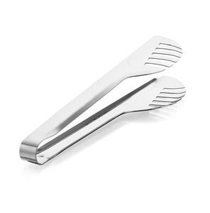 Pince de cuisine en acier inoxydable argenté finition dorée pour la cuisson du pain salade BBQ ustensiles de service maison hôtel cuisine utiliser un design élégant - Product Image 6
