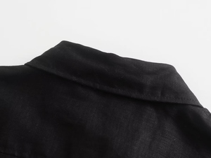 Camisas de mujer de cuello vuelto con mangas largas de tela suave Oem Odm disponible al por mayor ropa de moda personalizada de certificado - Product Image 6