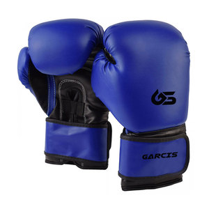 Guantes de boxeo de cuero impermeables con logotipo personalizado de servicio OEM con diseño transpirable y ligero para artes marciales y boxeo - Product Image 1
