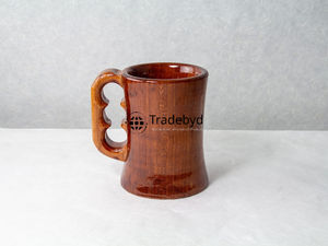 Sustainable Wide Wooden <b>Mug</b> for Eco Friendly Living by Tradebyd - Product Image 2