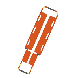 用于救护车的便携式脊柱板担架，用于患者运输和急救救援的轮床，确保高效转移。