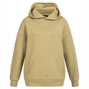 Sweat-shirts à capuche pour femmes, vêtements personnalisés avec logo imprimé en broderie unie, coton respirant, pull décontracté - Product Image 5