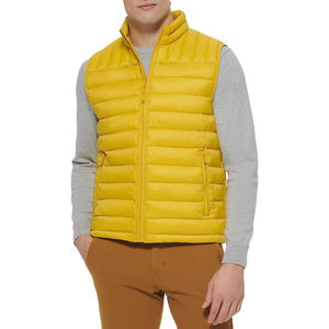 Gilet léger et de haute qualité personnalisé par OEM, veste d'hiver chaude et respirante sans manches à fermeture éclair, vestes sans manches de grande taille pour hommes - Product Image 2