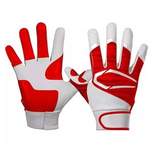Guantes de bateo de béisbol/softbol de cuero duradero más vendidos secado rápido cómodo logotipo personalizado adultos jugadores de campo barato - Product Image 4
