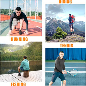 Chemise à capuche de pêche personnalisée pour hommes avec logo personnel Protection UPF Haut à capuche léger à séchage rapide pour l'image de marque - Product Image 6