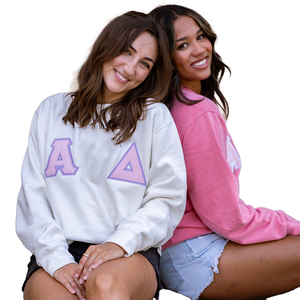 Sweat-shirt personnalisé Delta Phi Epsilon & Phi Sigma à col rond, en coton de haute qualité, pull uni respirant, streetwear d'hiver - Product Image 6