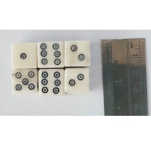 Dés en jade blanc de haute qualité, faits à la main, polis et écologiques, avec des motifs personnalisés, dés à points, pierre naturelle, grossiste - Product Image 5