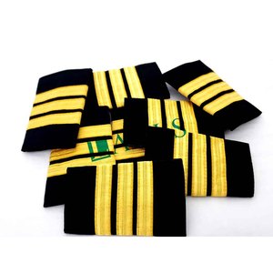 อินทรธนูนักบินบนผ้าสั่งทำได้อินทรธนูนักบินสี่แถบผ้าถักเปีย - Product Image 3