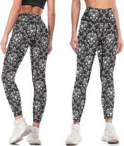 Leggings de sublimation taille haute | Pantalon de yoga de sport imprimé personnalisé | Vêtements de compression de fitness sans couture - Product Image 5