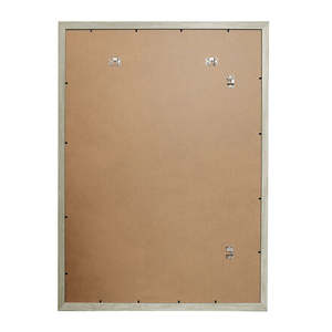 Cadre d'affichage en bois flotté fait main 68 x 98 cm en bambou et pin avec impression par sublimation sur métal pour photos - Product Image 1
