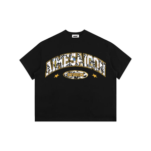 ODM OEM T-shirt unisexe oversize Boxy imprimé vêtements broderie courte longueur version grande taille fabriqué au Vietnam pour adolescents hommes - Product Image 2