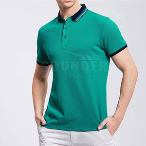 2025 nouveau Style hommes grande taille pour Polo décontracté à manches courtes avec séchage rapide respirant coton-solide matériau doux - Product Image 1