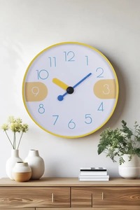 Offre Spéciale Grande Horloge Silencieuse Vintage en Bois Salon Art Quartz Horloge Murale Décorative - Product Image 4