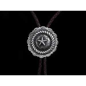 Engraved <b>Star</b> Concho Bolo - Product Image 1