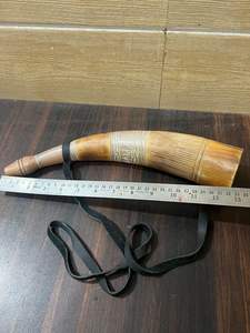 Meilleure qualité 100% corne soufflante corne soufflante Viking naturelle corne sonnante ornée Agate PAR HF CRAFTS - Product Image 4