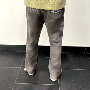 Pantalones cargo ajustados a la moda para hombre, tela de rizo ligera de cintura alta, cintura elástica de la mejor calidad, diseño de camuflaje informal - Product Image 3