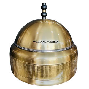 Ensemble de deux casseroles en métal de la dernière collection Ramadan de qualité supérieure Hotpot d'aliments finis personnalisés Hotpot - Product Image 6